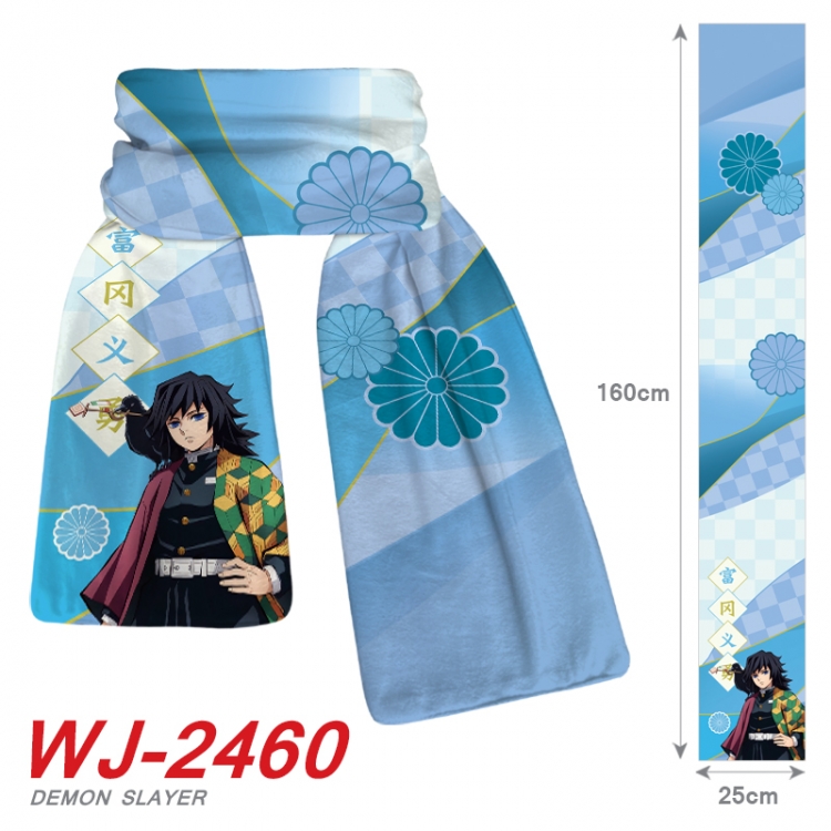 Demon Slayer Kimets Anime Plush Impression Scarf Neck 25x160cm WJ-2460