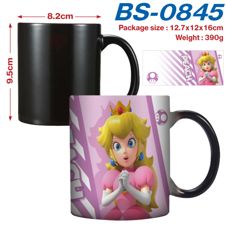 Super Mario Anime high-temperature color-changing printing ceramic mug 400ml BS-0845