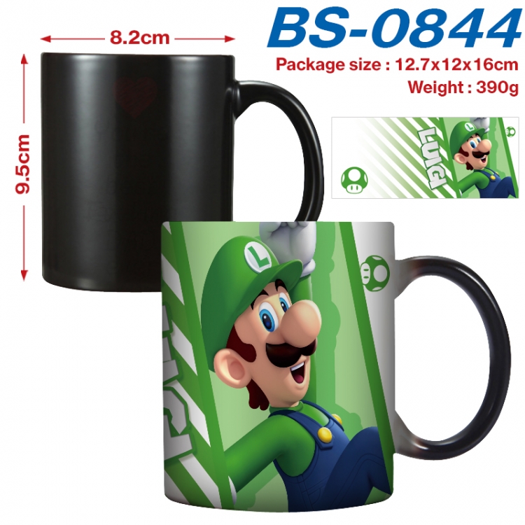 Super Mario Anime high-temperature color-changing printing ceramic mug 400ml  BS-0844