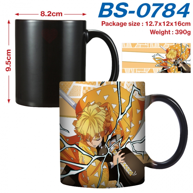 Demon Slayer Kimets Anime high-temperature color-changing printing ceramic mug 400ml  BS-0784