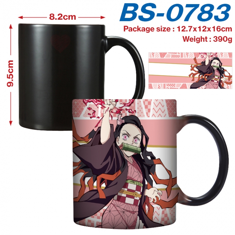 Demon Slayer Kimets Anime high-temperature color-changing printing ceramic mug 400ml BS-0783