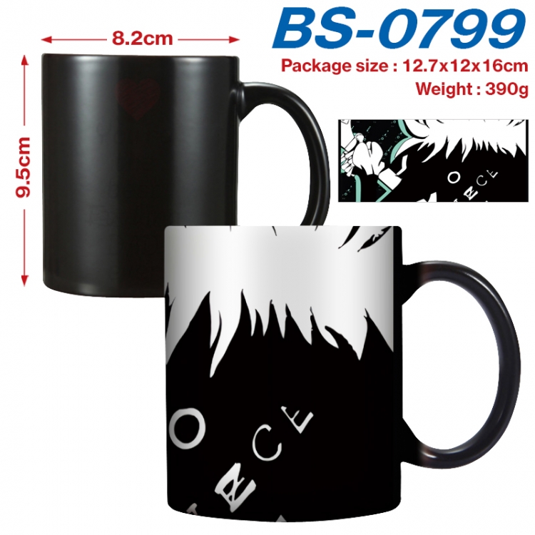 One Piece Anime high-temperature color-changing printing ceramic mug 400ml  BS-0799