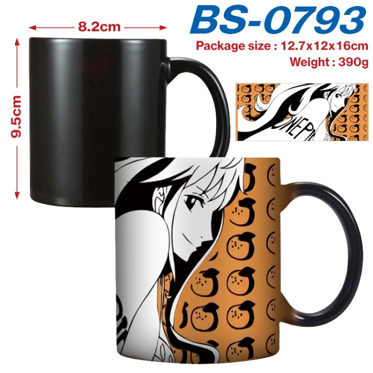 One Piece Anime high-temperature color-changing printing ceramic mug 400ml BS-0793