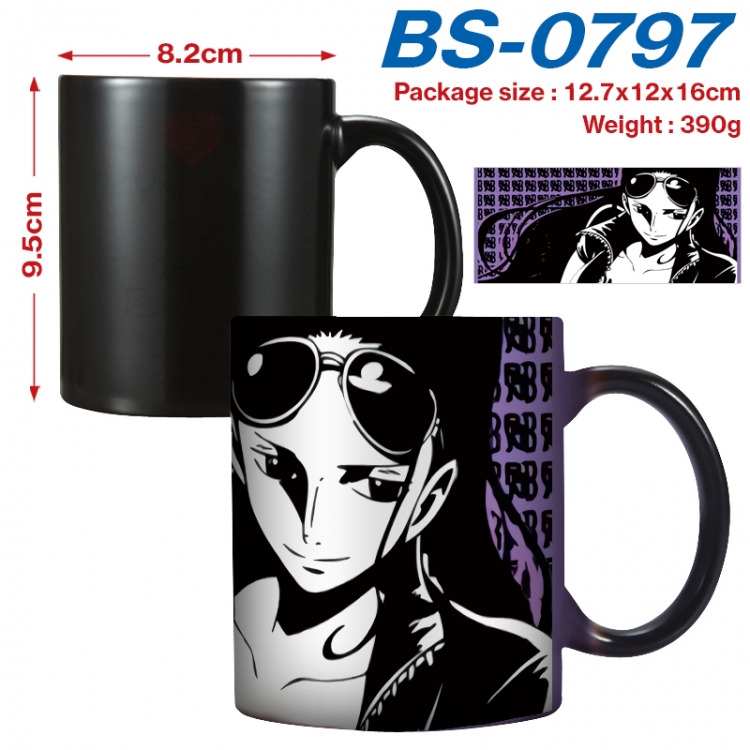 One Piece Anime high-temperature color-changing printing ceramic mug 400ml BS-0797