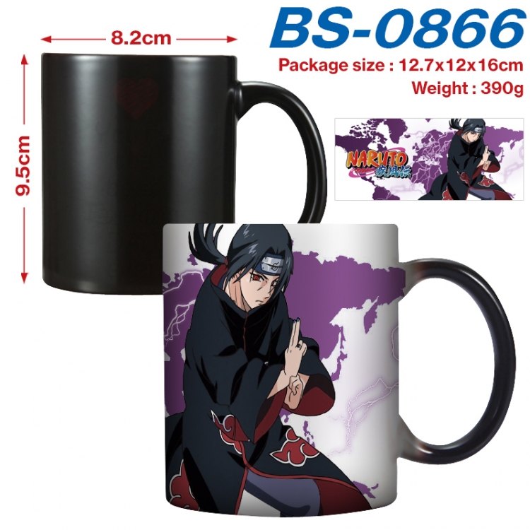 Naruto Anime high-temperature color-changing printing ceramic mug 400ml BS-0866