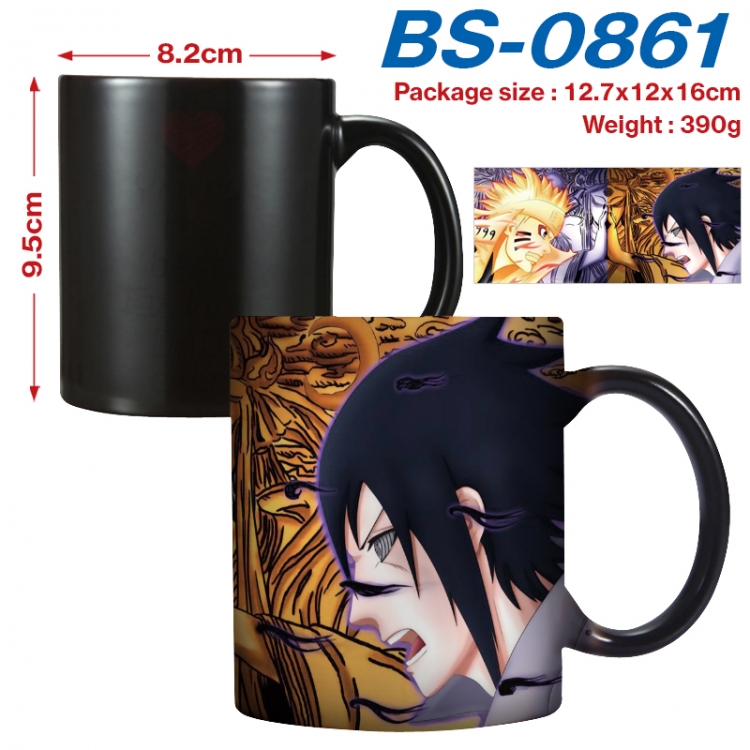 Naruto Anime high-temperature color-changing printing ceramic mug 400ml  BS-0861