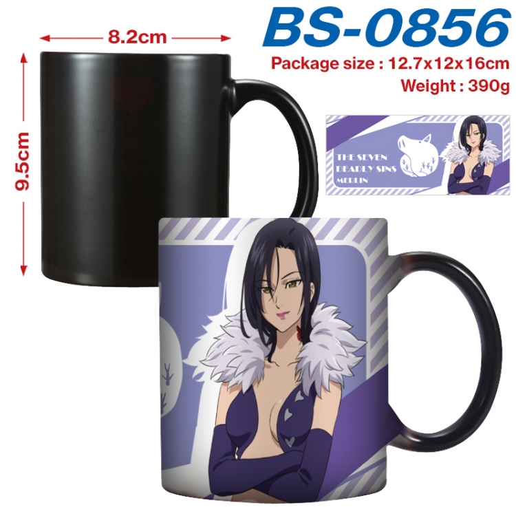 The Seven Deadly Sins Anime high-temperature color-changing printing ceramic mug 400ml BS-0856