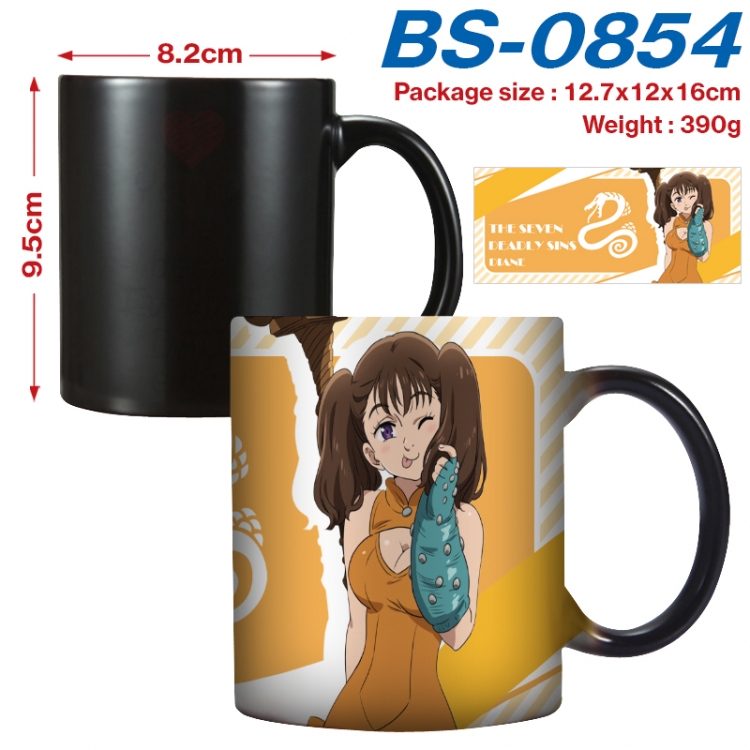 The Seven Deadly Sins Anime high-temperature color-changing printing ceramic mug 400ml BS-0854