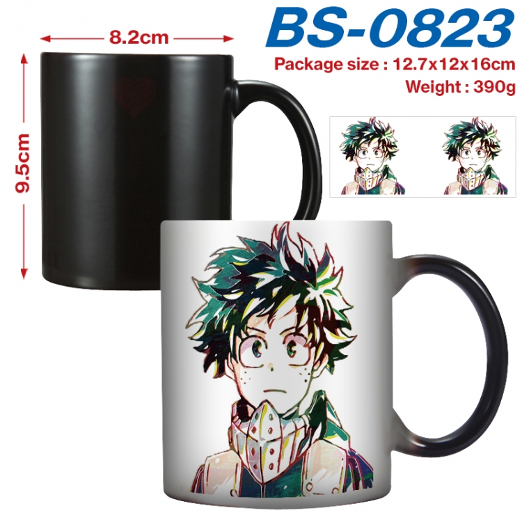 My Hero Academia Anime high-temperature color-changing printing ceramic mug 400ml BS-0823