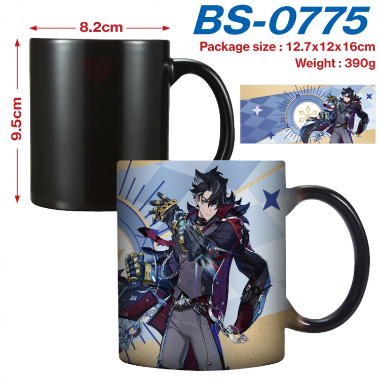 Genshin Impact Anime high-temperature color-changing printing ceramic mug 400ml BS-0775