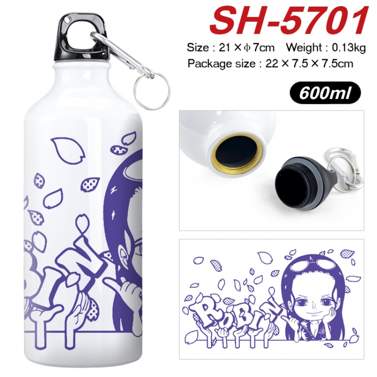 One Piece Anime print sports kettle aluminum kettle water cup 21x7cm SH-5701