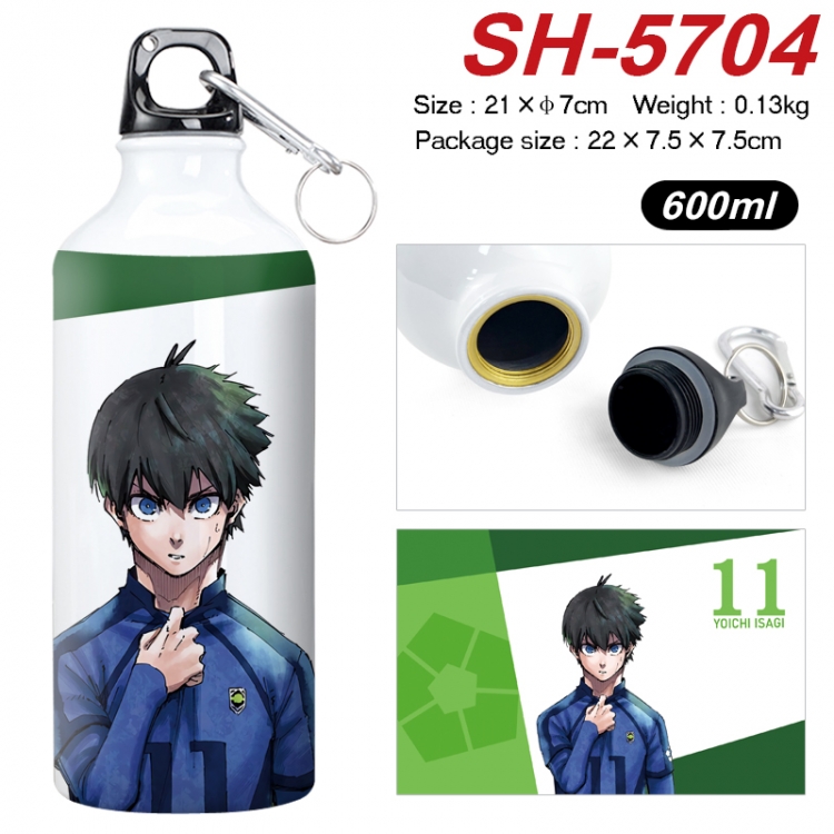 BLUE LOCK  Anime print sports kettle aluminum kettle water cup 600ml SH-5704