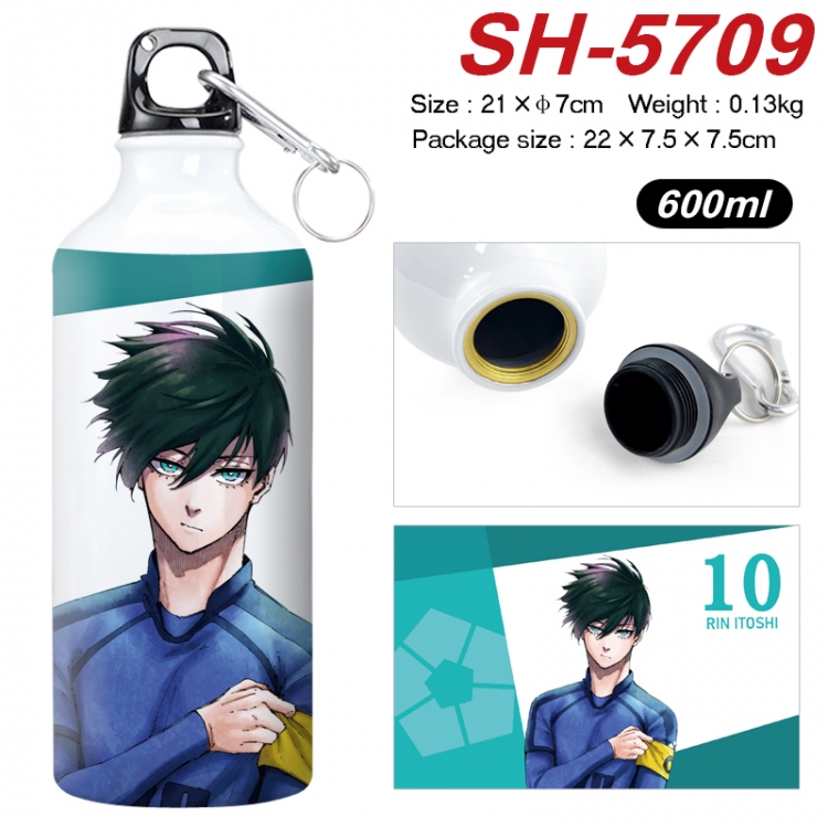 BLUE LOCK  Anime print sports kettle aluminum kettle water cup 600ml  SH-5709