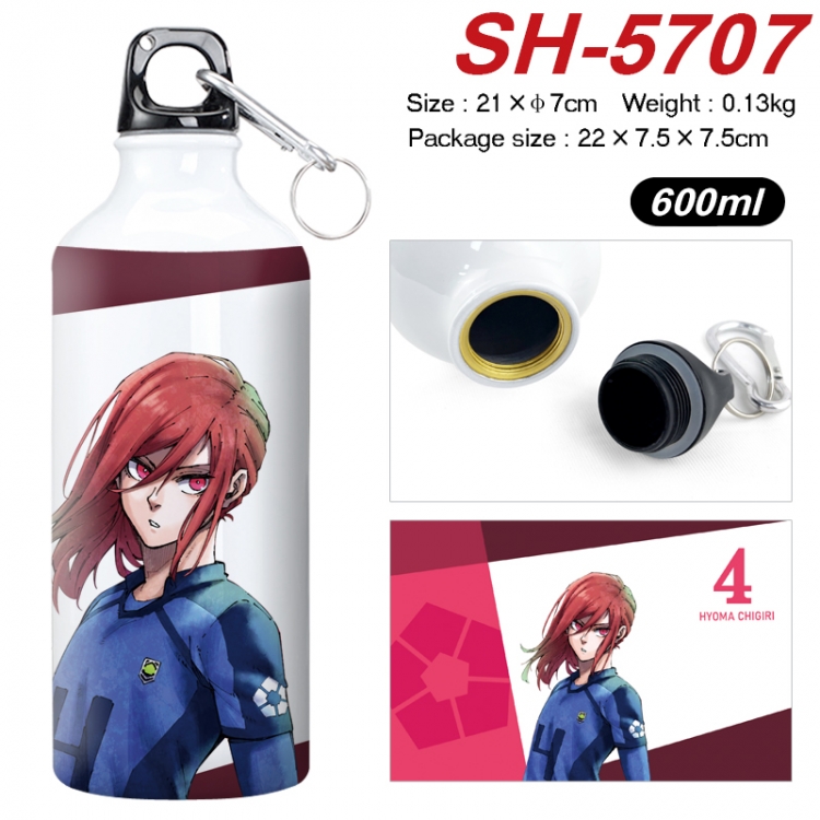 BLUE LOCK  Anime print sports kettle aluminum kettle water cup 600ml  SH-5707