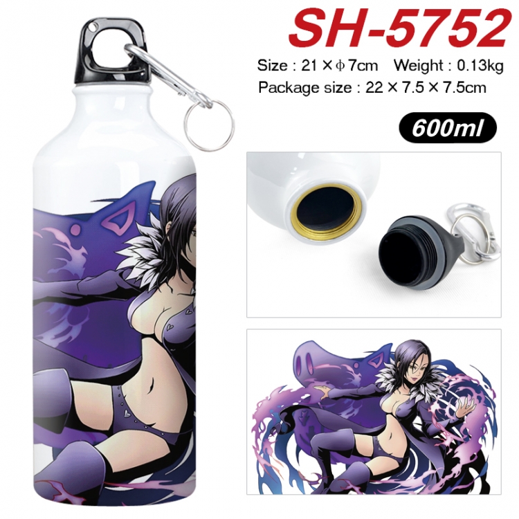The Seven Deadly Sins Anime print sports kettle aluminum kettle water cup 600ml SH-5752