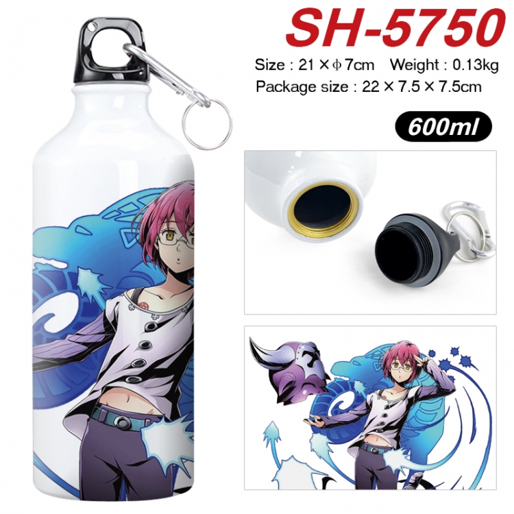 The Seven Deadly Sins Anime print sports kettle aluminum kettle water cup 600ml  SH-5750