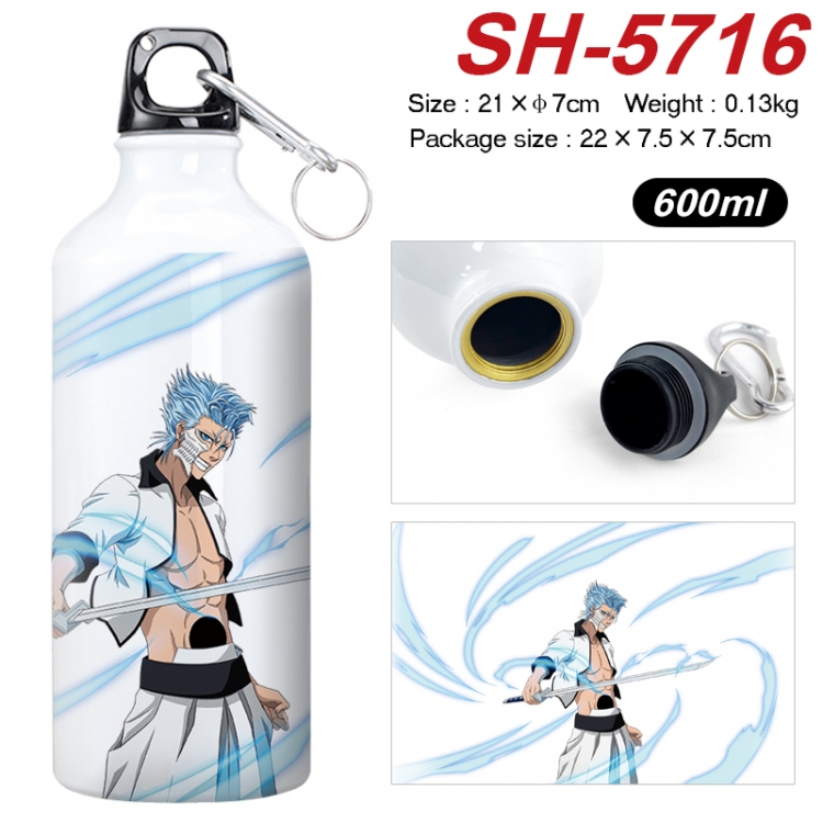 Bleach Anime print sports kettle aluminum kettle water cup 600ml SH-5716