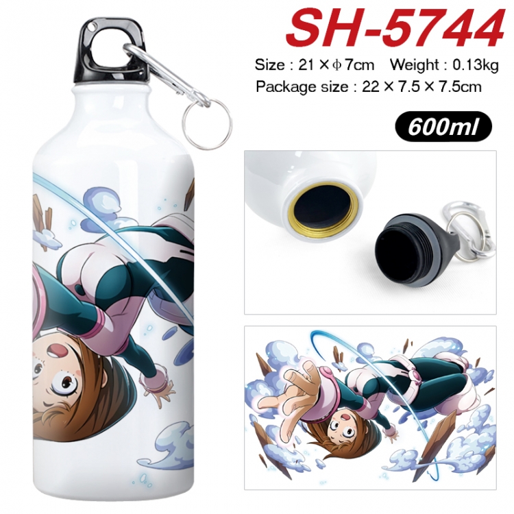 My Hero Academia Anime print sports kettle aluminum kettle water cup 600ml SH-5744