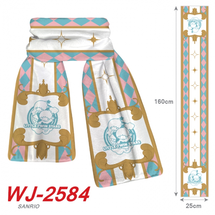 sanrio Anime Plush Impression Scarf Neck 25x160cm  WJ-2584