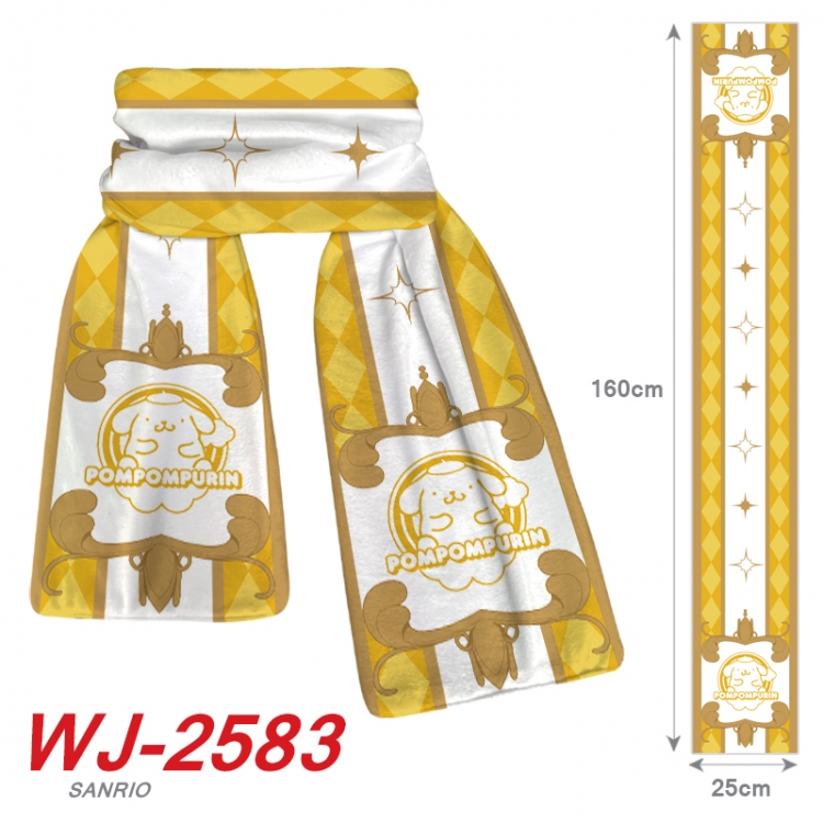 sanrio Anime Plush Impression Scarf Neck 25x160cm  WJ-2583