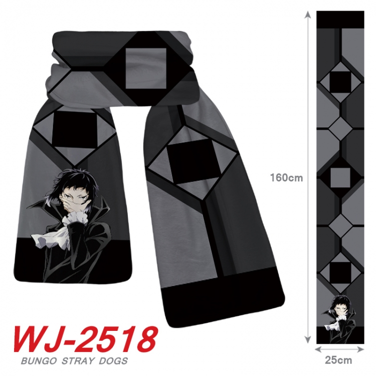 Bungo Stray Dogs Anime Plush Impression Scarf Neck 25x160cm WJ-2518