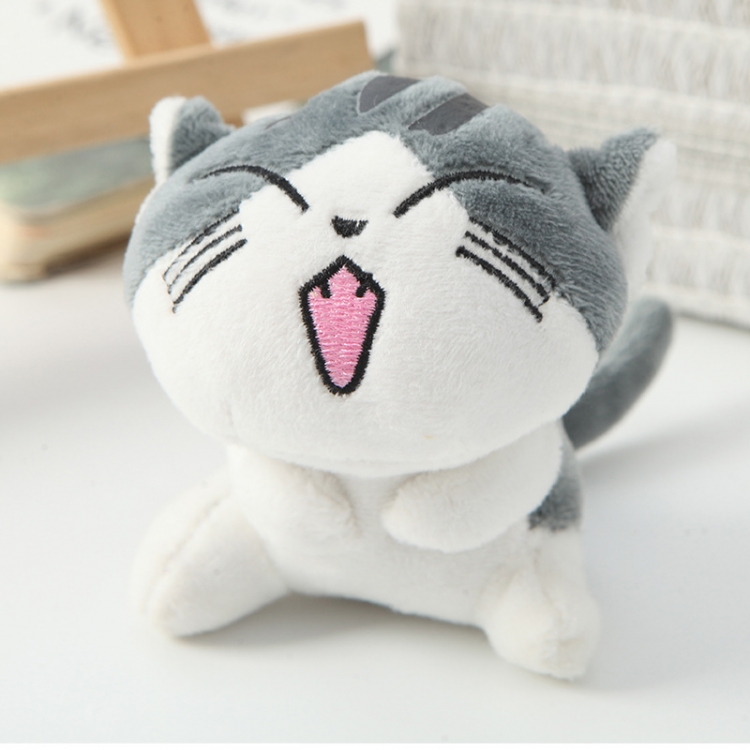 Cheese Cat Plush cute toy key pendant decoration doll  price for 5 pcs style A