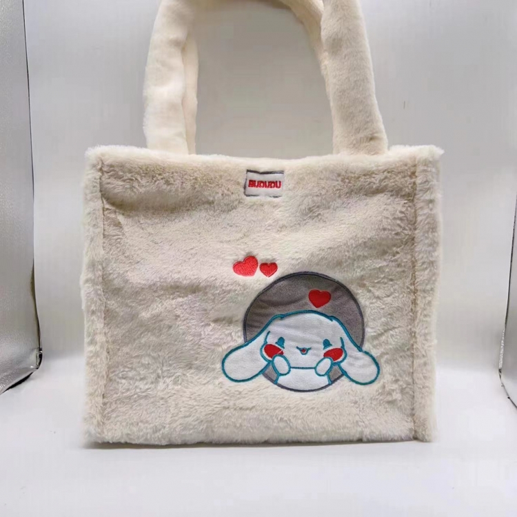 Cinnamoroll Tote Bag Plush Cartoon Handbag Cute Storage Bag Toy Bag 28cm  price for 2 pcs