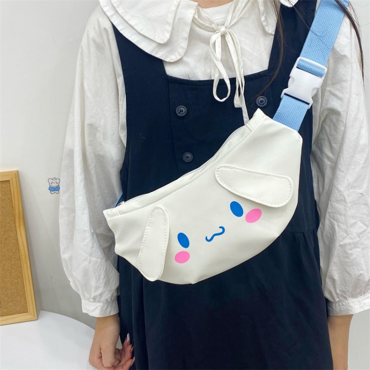 Versatile casual shoulder bag trend chest bag mobile phone bag 32X16cm  price for 2 pcs