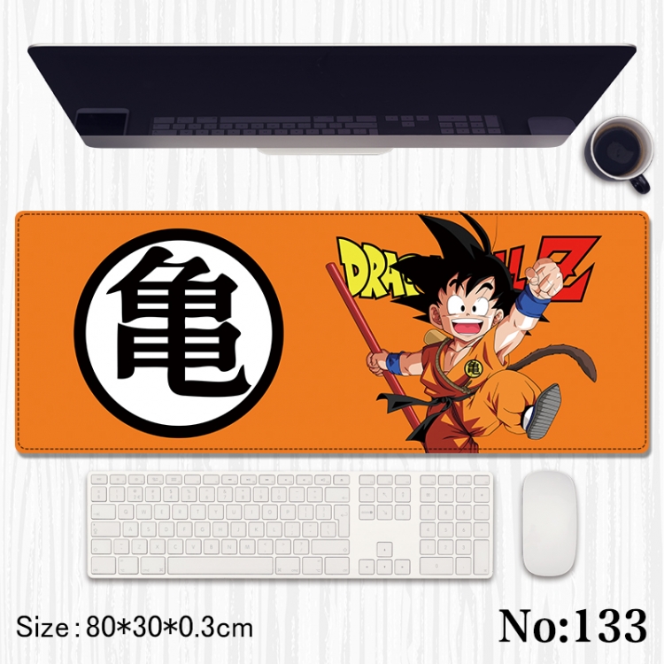 DRAGON BALL Anime peripheral computer mouse pad office desk pad multifunctional pad 80X30X0.3cm