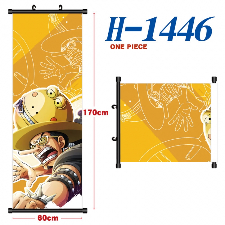 One Piece Black plastic rod cloth hanging canvas painting Wall Scroll 60x170cm  H-1446