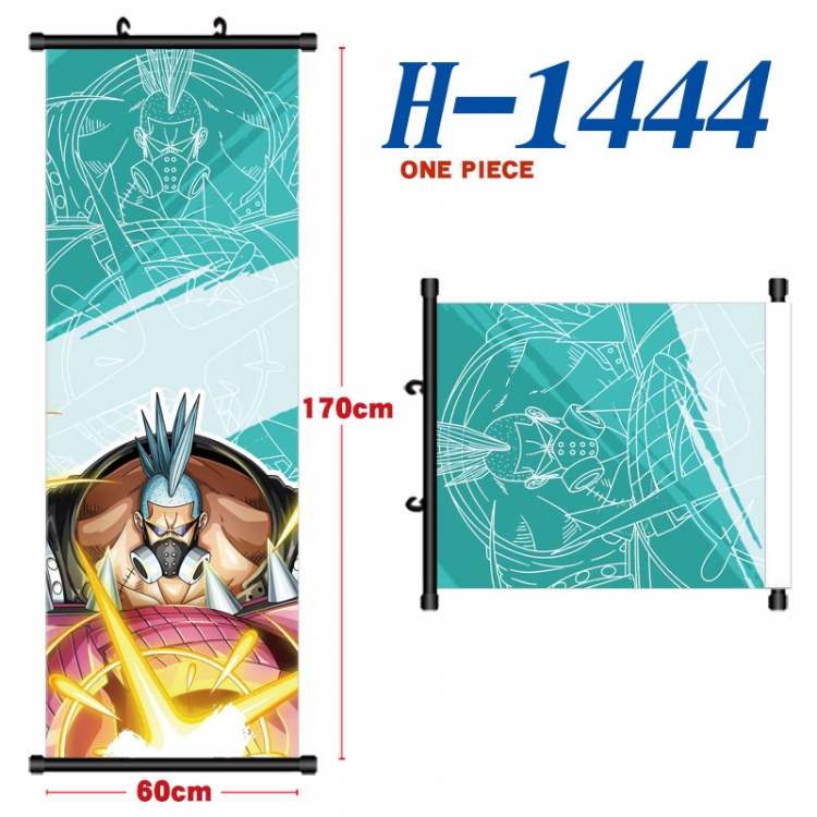 One Piece Black plastic rod cloth hanging canvas painting Wall Scroll 60x170cm  H-1444