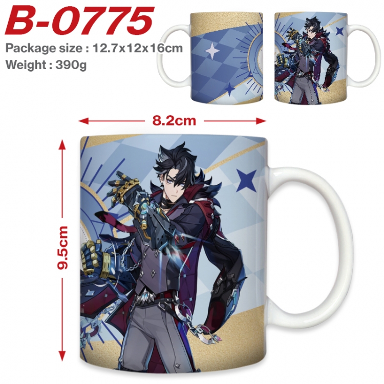 Genshin Impact  Anime printed ceramic mug 400ml (single carton foam packaging)  B-0775