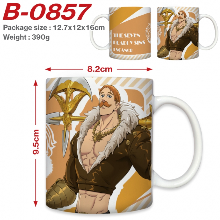 The Seven Deadly Sins Anime printed ceramic mug 400ml (single carton foam packaging) B-0857