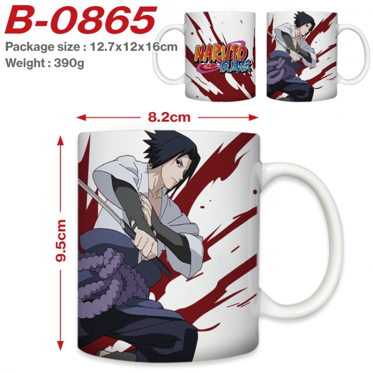 Naruto Anime printed ceramic mug 400ml (single carton foam packaging)  B-0865