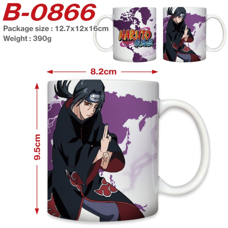 Naruto Anime printed ceramic mug 400ml (single carton foam packaging) B-0866