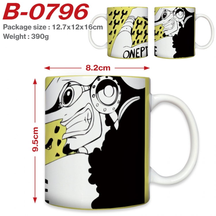 One Piece Anime printed ceramic mug 400ml (single carton foam packaging)  B-0796
