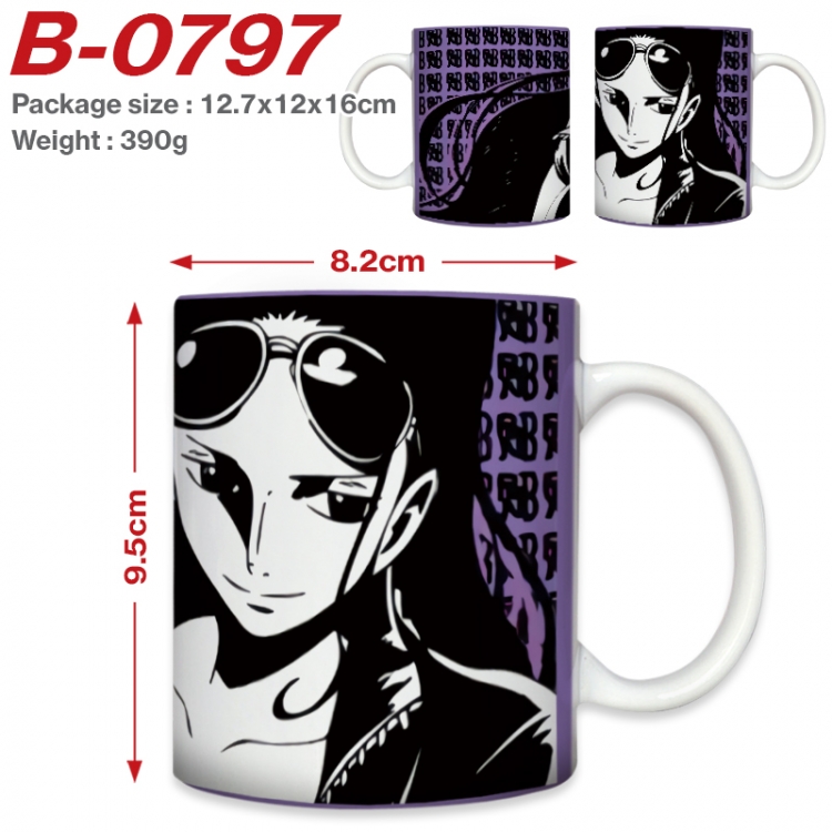 One Piece Anime printed ceramic mug 400ml (single carton foam packaging) B-0797