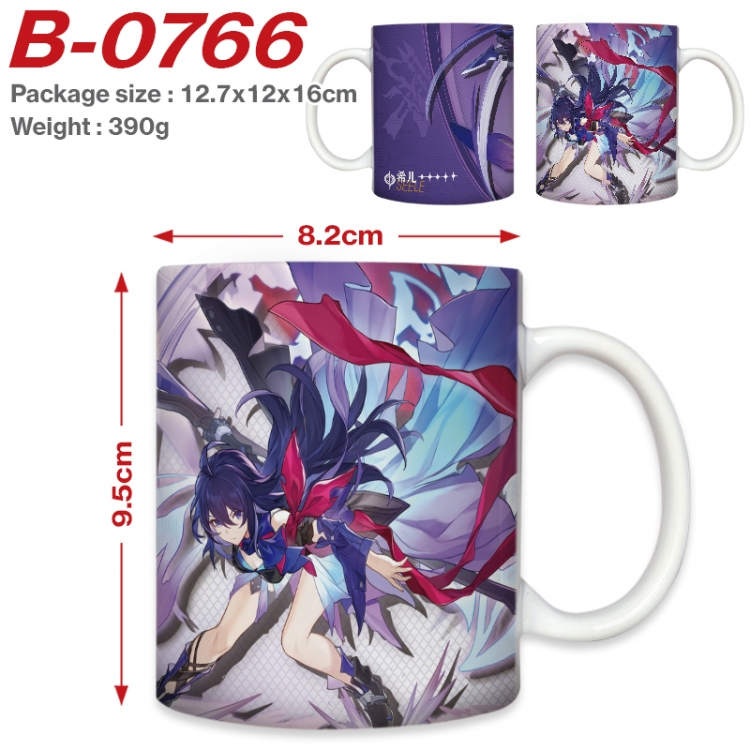 Honkai: Star Rail Anime printed ceramic mug 400ml (single carton foam packaging)  B-0766