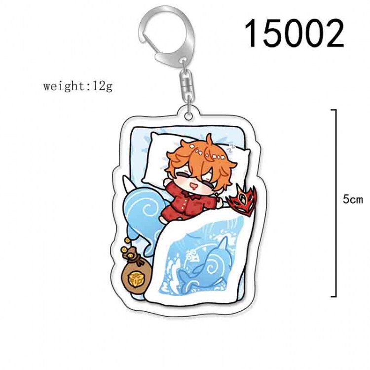 Genshin Impact Anime Acrylic Keychain Charm price for 5 pcs 15002