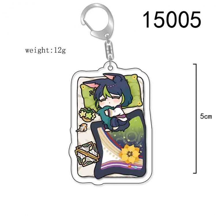 Genshin Impact Anime Acrylic Keychain Charm price for 5 pcs 15005