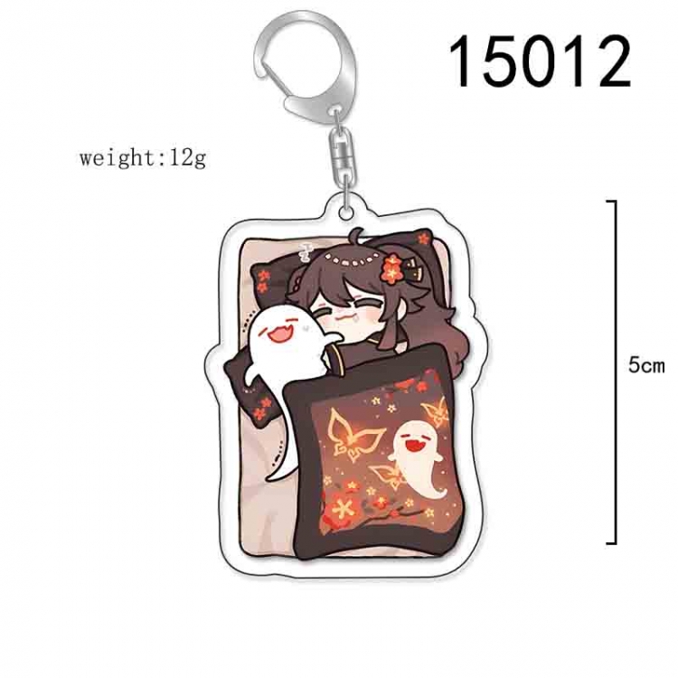 Genshin Impact Anime Acrylic Keychain Charm price for 5 pcs 15012