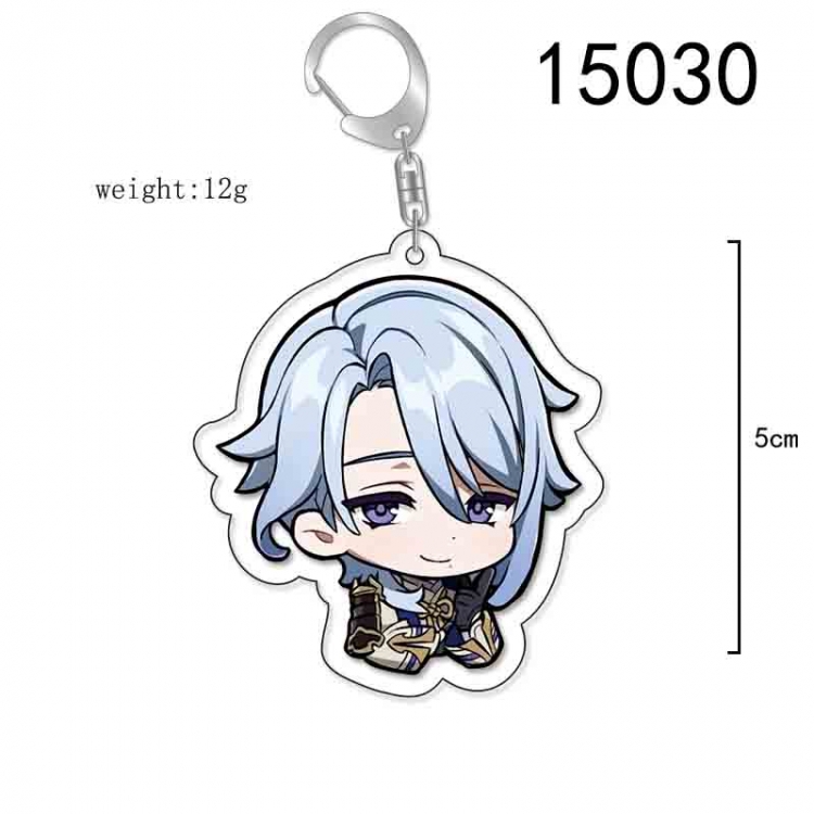 Genshin Impact Anime Acrylic Keychain Charm price for 5 pcs 15030