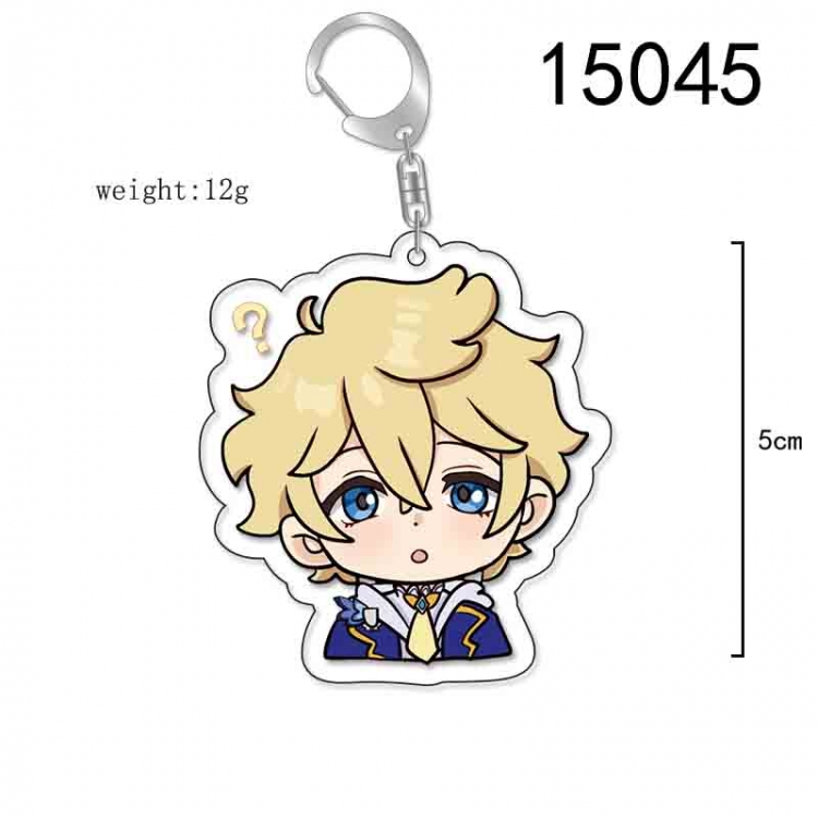 Genshin Impact Anime Acrylic Keychain Charm price for 5 pcs 15045