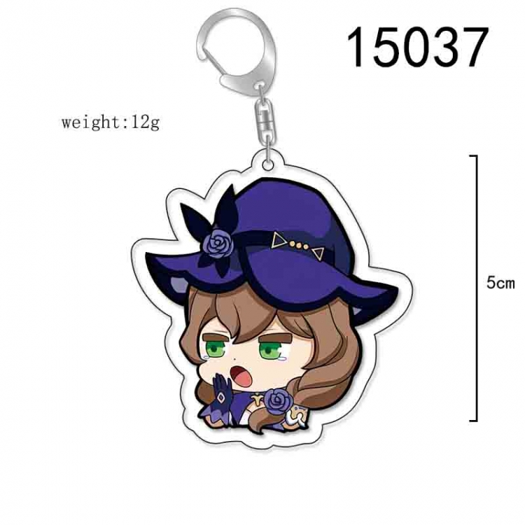 Genshin Impact Anime Acrylic Keychain Charm price for 5 pcs 15037