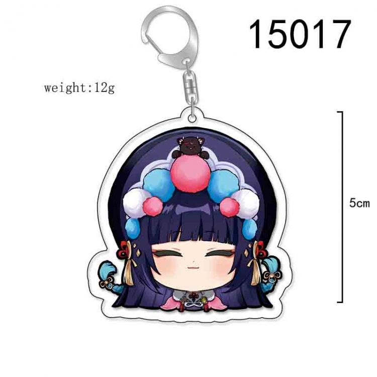 Genshin Impact Anime Acrylic Keychain Charm price for 5 pcs 15017