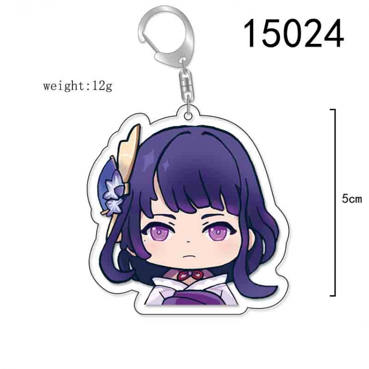 Genshin Impact Anime Acrylic Keychain Charm price for 5 pcs 15024