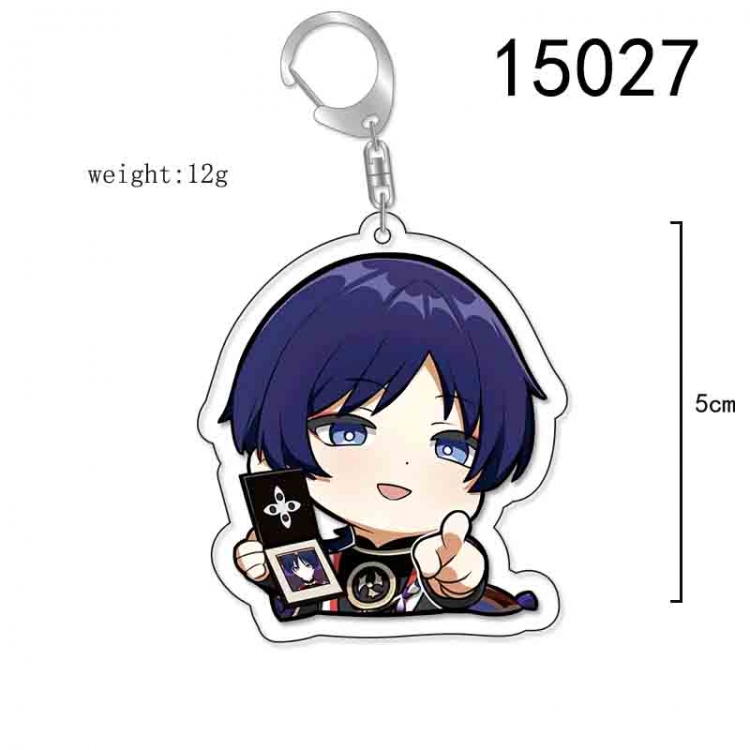 Genshin Impact Anime Acrylic Keychain Charm price for 5 pcs 15027