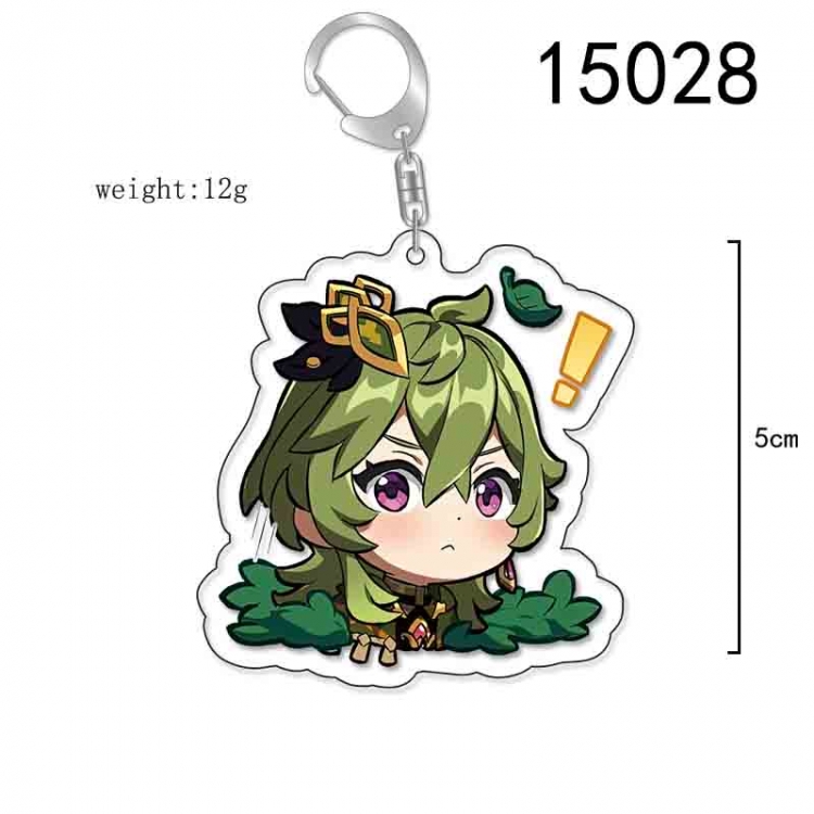 Genshin Impact Anime Acrylic Keychain Charm price for 5 pcs 15028