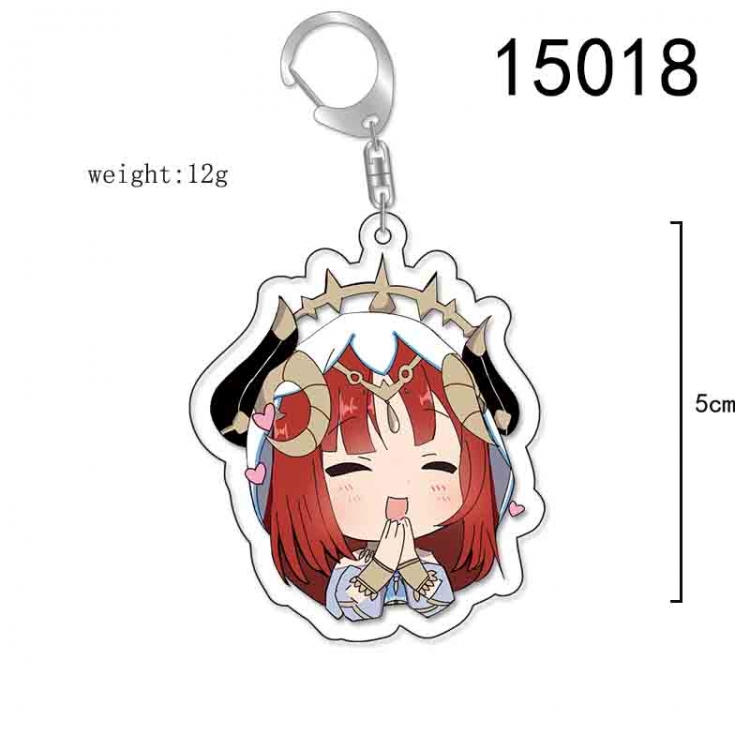 Genshin Impact Anime Acrylic Keychain Charm price for 5 pcs 15018