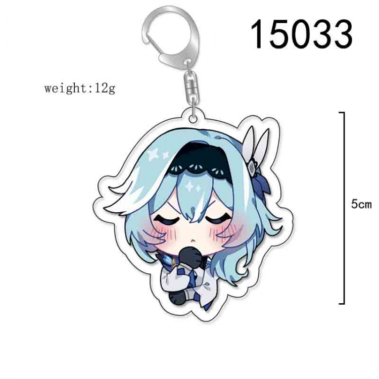 Genshin Impact Anime Acrylic Keychain Charm price for 5 pcs 15033